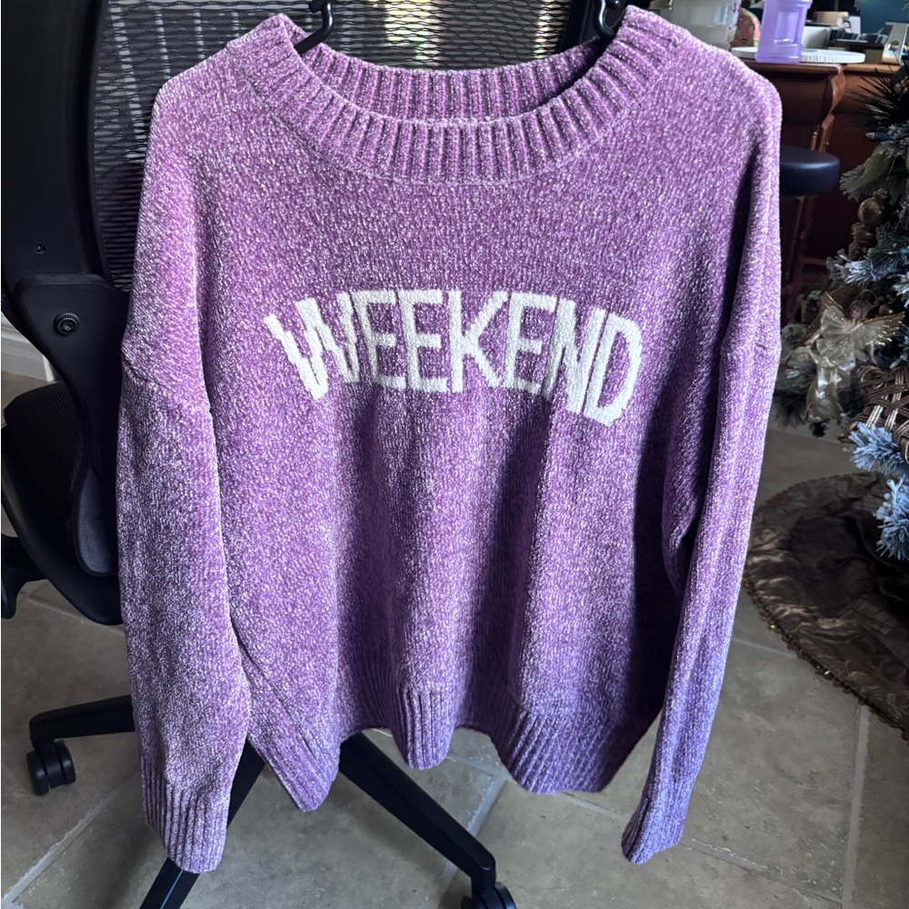 Cynthia Rowley Lavender 'Weekend' Sweater